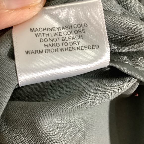 Modcloth Utility Jacket Army Green Aztic Adjustable Waist Roll Over Sleeves - Picture 9 of 9